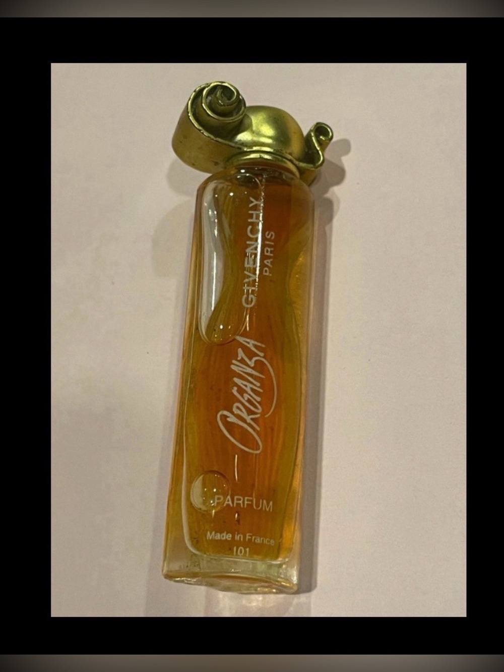Vintage Givenchy Organza Miniature Travel Perfume ~ Full #9693